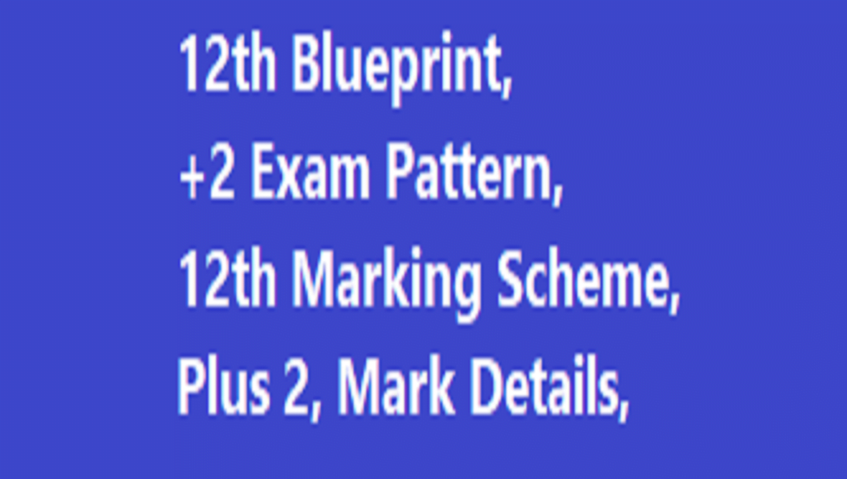 12th Blueprint 2024 2 Exam Pattern 2024 12th Marking Scheme 2024   12th Blueprint 2024 2 Exam Pattern 2024 12th Marking Scheme 2024 Plus 2 Mark Details 2024 